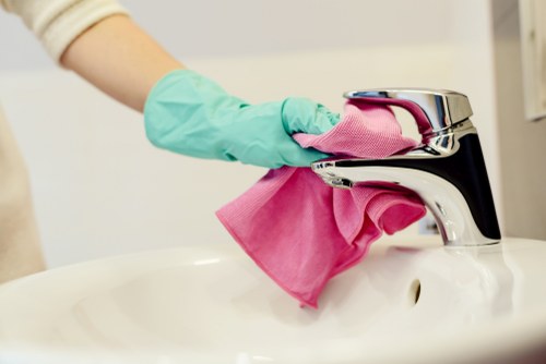 Professional one off cleaning in a home interior