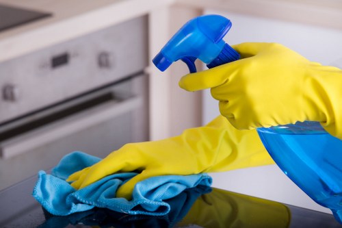 Reusable household items being sorted for charity partnership donation