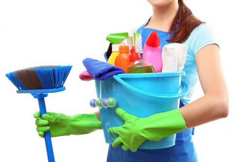 Cleaning glass and frames after construction work