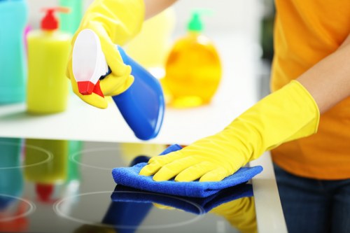 Turnover cleaning checklist for a short-term rental living room